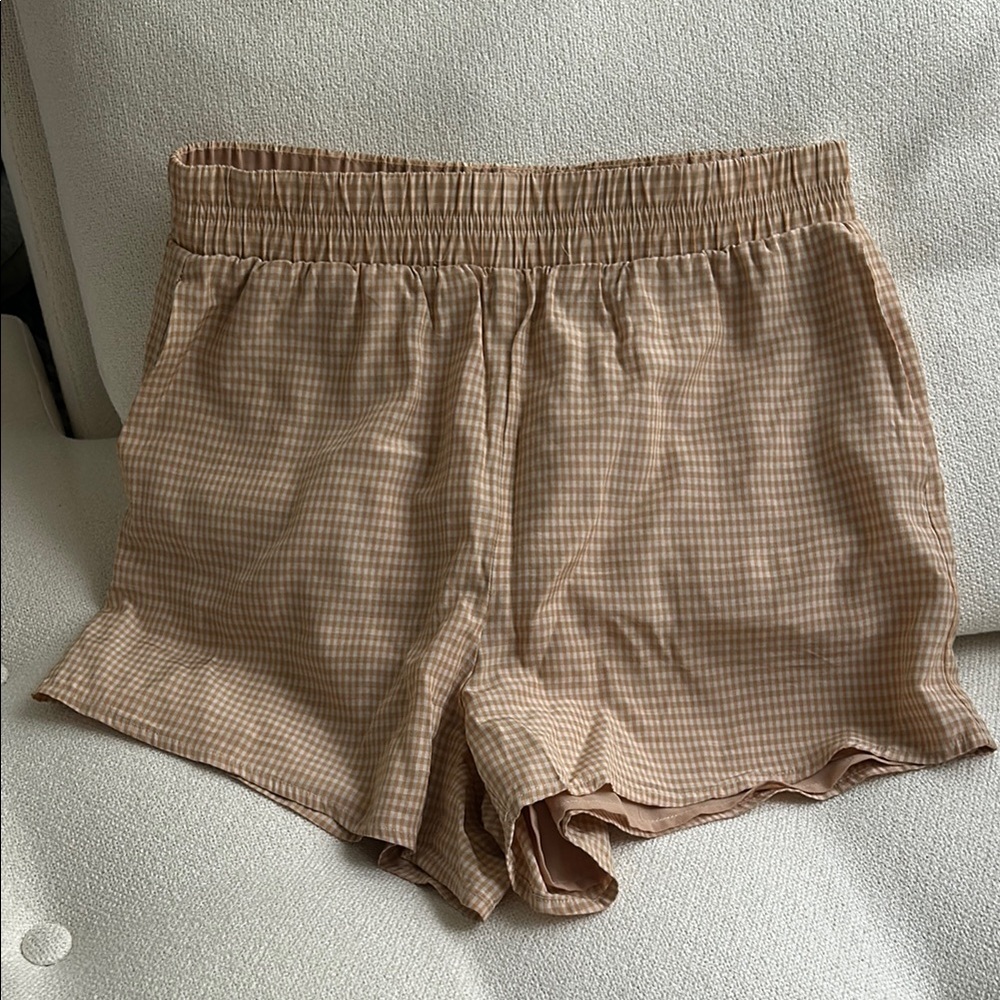 Babaton women’s shorts peach earth tone size XS